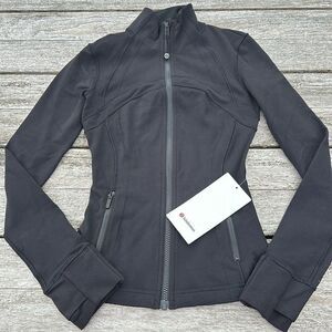 Lululemon jacket Define Jacket Luon‎ Black size 12 NWT influencer